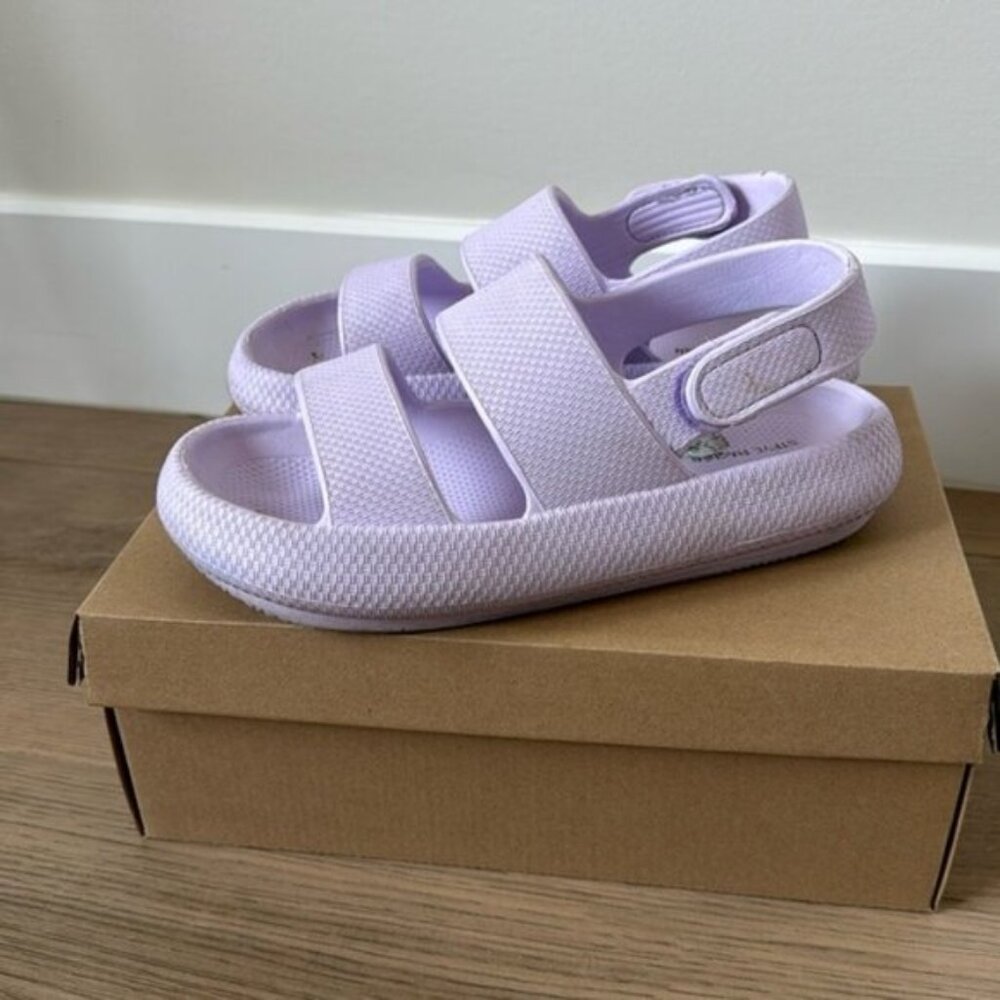 Steve Madden Women Purple Lilac Lavender Slingback Sandal Shoes Size 8